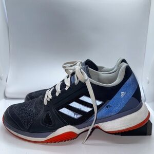 Adidas Womens SMC Barricade 2017 Tennis Shoes - Legend Blue- Size 8.5